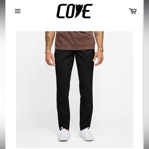 Mens Black Chino Pants 30x32